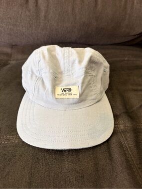 Vans Light Blue and Brown Adjustable Strap Cap